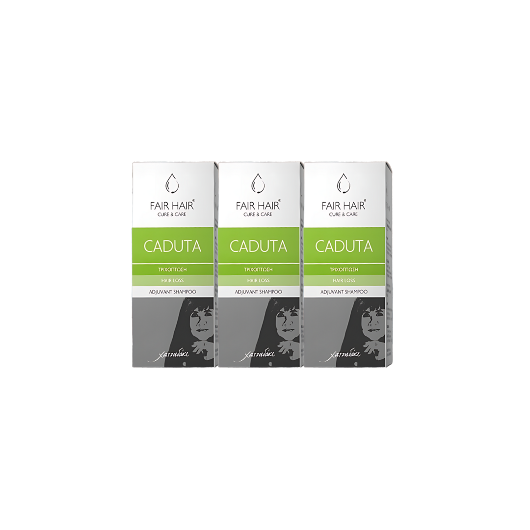 fair hair caduta shampoo three boxes pack