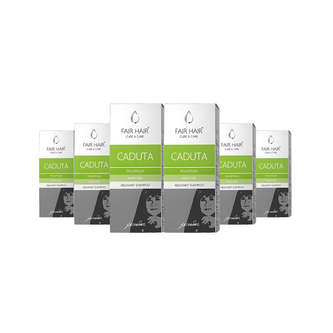 fair hair caduta shampoo six boxes pack